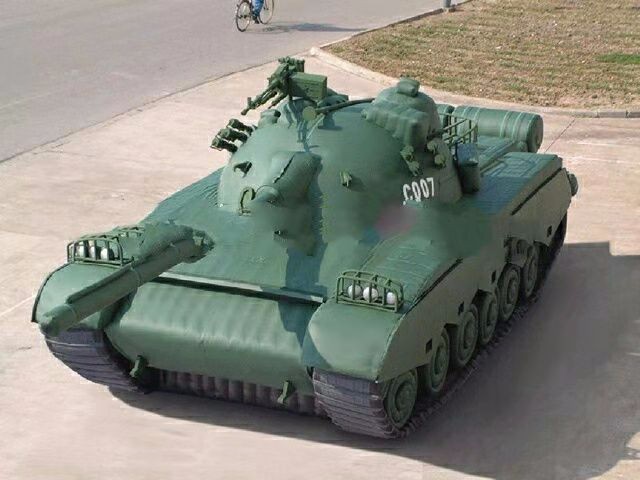 海兴军用充气坦克车